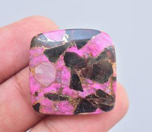 Turmalina con forma de corazón turquesa, turmalina con Mohave, Gema suelta de cobre Turquesa - Product Image 6