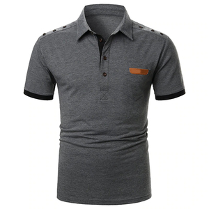 2025 coton personnalisé pour hommes pour polos t-shirts compressé et grande taille avec tissu tricoté avec logo personnalisé - Product Image 1