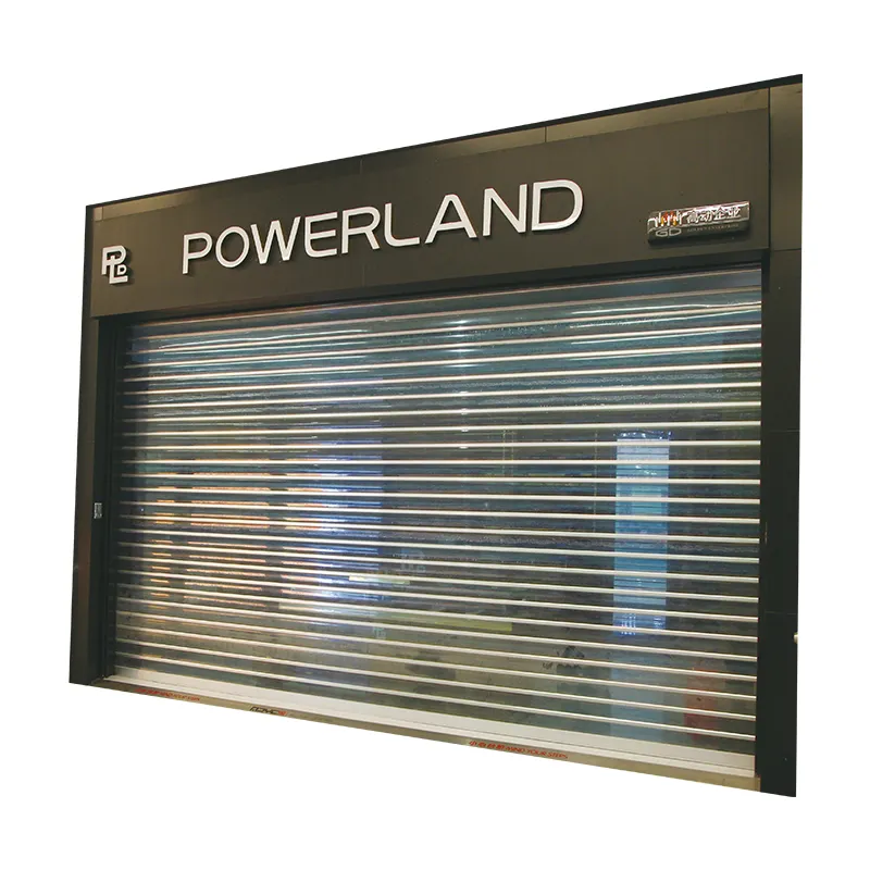 Polycarbonate Transparent Security Vertical Roll Up Shutter Door