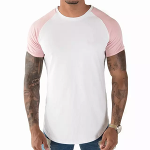 Haute qualité imprimé personnalisé hommes Slim Fit course T-Shirt solide motif Jersey lavé tricoté méthode de tissage pour Sport Gym utilisation - Product Image 1