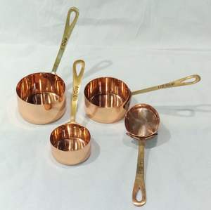 ชุดช้อนตวงทำจากสแตนเลสเกรดพรีเมี่ยมพร้อมทองแดงทำเสร็จสมบูรณ์แบบสำหรับการวัดขนาดห้องครัวในการทำอาหารและการอบ - Product Image 2