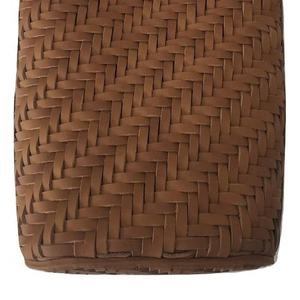 Sac fourre-tout en cuir véritable personnalisable fait à la main sac à main décontracté mode tissé fermeture ouverte Portable sacs fourre-tout personnalisables pour femmes - Product Image 1