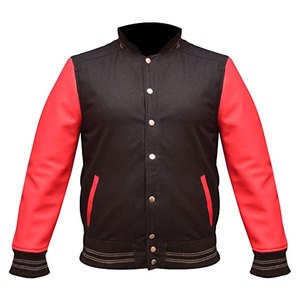 Veste universitaire réversible pour hommes de haute qualité fabriquée au Pakistan Logo personnalisé multicolore léger hiver XL col montant Style personnalisé - Product Image 1