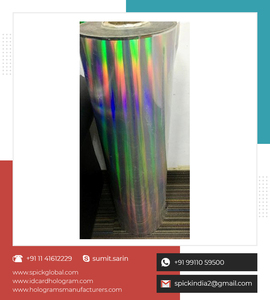 Personalizado 3D holográfico multicolor plata Arco Iris láser PET películas autoaccionado troquelado etiquetas de embalaje pegatinas adhesivas artesanales - Product Image 4