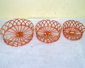 Panier de rangement en fil de cuisine or Rose pour fruits et légumes, seau métallique de stockage de haute qualité pour la maison - Product Image 6