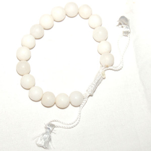 Curación piedras preciosas de ágata blanca pulseras - Product Image 1