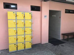 Small Size ABS Plastic Coin Operated Locker with stainless lock for Swimming Pool - Product Image 3