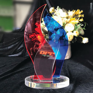 Trofeo acrílico personalizado de lujo, trofeo de cristal, en blanco - Product Image 3