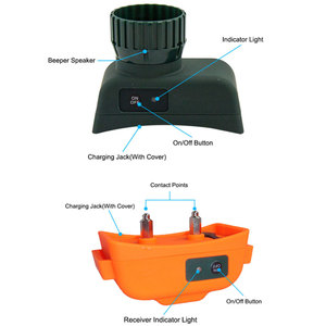 <span class=keywords><strong>Petainer</strong></span> Nvk Hunde trainings halsband Farbbox OEM Nachhaltiges Elektro schock Hunde trainings gerät