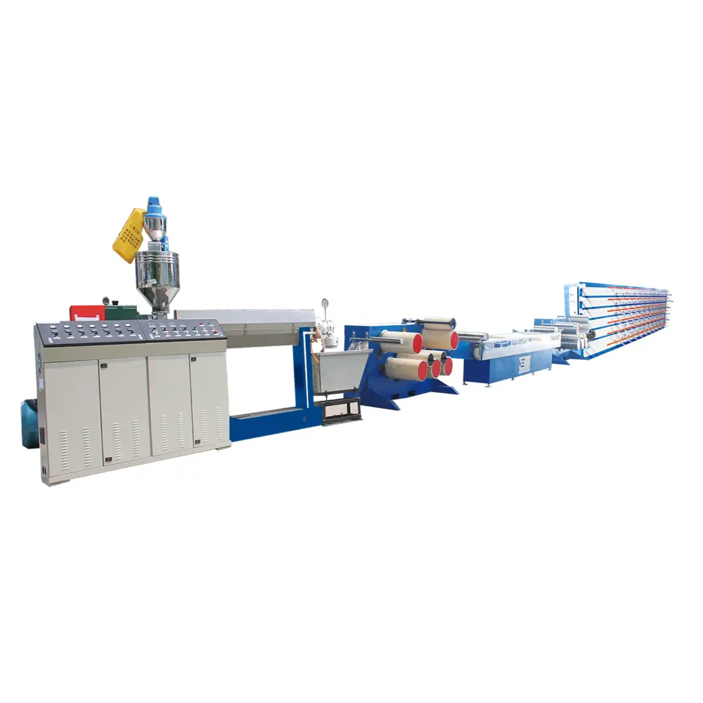 Hochfeste pp Stahlbeton faser extruder maschine/pp danline Garn Zement faser Extrusion linie