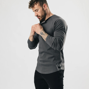 T-shirts décontractés pour homme en coton 100% de haute qualité, col rond, manches courtes, avec impression personnalisée du logo, couleur turquoise, OEM. - Product Image 6