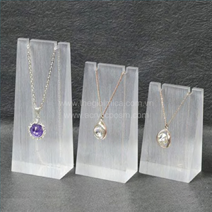 Clear <b>Acrylic</b> Necklaces <b>Display</b> <b>Stand</b> Custom <b>Acrylic</b> Necklaces <b>Display</b> <b>Acrylic</b> Jewelry <b>Display</b> - Product Image 4