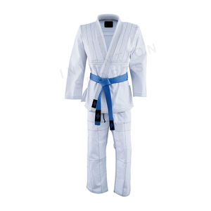 Jiu Jitsu-kimono/Bjj para hombre, uniforme profesional y liso, color blanco - Product Image 1