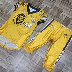 Uniforme de Football américain de meilleure qualité, couleur unie, quantité minimale de commande, vêtements de sport de Style Football américain, Unifprm unisexe