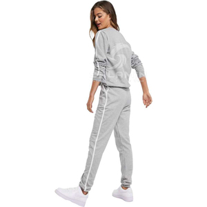 Nouveau survêtement élégant avec Logo personnalisé, hauts courts, à capuche et Jogging, ensemble de 2 pièces pour femmes, survêtements pour adultes - Product Image 3