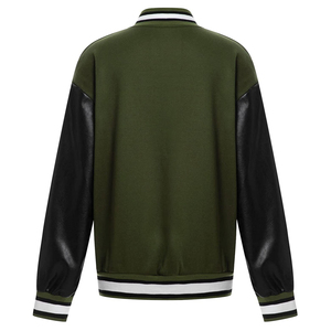 Nouvelle veste de baseball décontractée à la mode, sur mesure, en coton et polyester, vestes varsity XL, unie, respirante pour l'hiver - Product Image 2