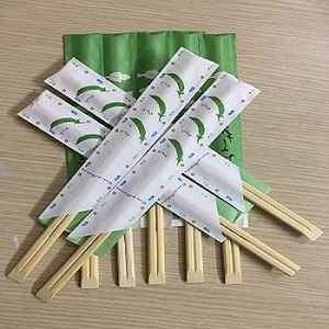 Baguettes en bambou jetables nouvelle vaisselle en vrac écologique fabriquée au Viet Nam avec logo couverture en papier en vrac - Product Image 6