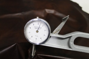 หนังวัวนุ่มสไตล์แอนทีคสีน้ำตาลเข้ม | หนังวัว | หนังวัวแท้ - Product Image 4