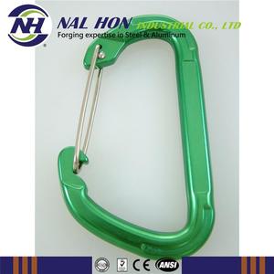 Mosquetón de puerta de aluminio ligero 24kn acabado anodizado para aplicaciones mineras - Product Image 6