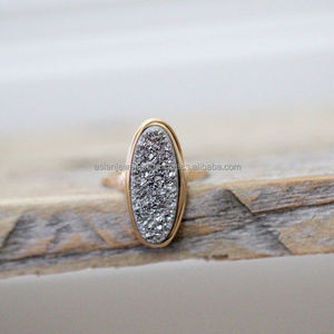 Anillo de Plata de Ley 925 con piedras preciosas, joyería única, hecha a mano - Product Image 1