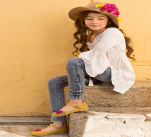 Tunique à manches longues en ivoire, confectionnée en tissu en rayonne doux, pour mignonnes filles, à volants, tenue d'été - Product Image 2