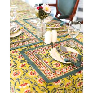Couverture de Table en lin pour salle à manger, 1 pièce, avec tapis de table et serviettes, couvre-lit décoratif pour la maison et le restaurant, prix en stock - Product Image 1