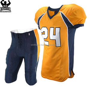 Venta de Fábrica, MOQ Bajo, Diseño Personalizado, Impresión por Transferencia de Calor, Transpirable, Secado Rápido, Jersey de Fútbol Americano - Product Image 4