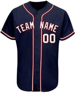 Fait sur mesure votre propre conception sublimation impression numérique cousu baseball uniforme maillot de l'équipe - Product Image 4