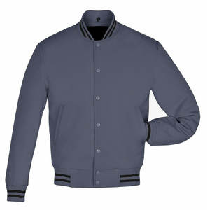 2025 veste d'université de baseball en gros pour hommes Logos personnalisés avec veste à manches en laine et en cuir grande taille - Product Image 5