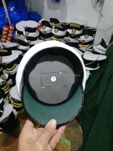 Uniformes Bordados, Producción de Gorras Marítimas Malasias, Imágenes, Muestra Gratuita, Gorras con Visera Blanca - Product Image 6