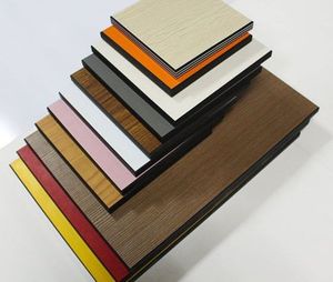 Waterproof Embossed HPL <b>Laminate</b> Sheets with Decorative Textured Surface for Modular Kitchen Cabinets Interior Panels - Product Image 2