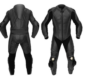 Traje de moto personalizado OEM para hombre hecho de cuero genuino Traje de motocicleta personalizado para hombre Cuero puro - Product Image 3