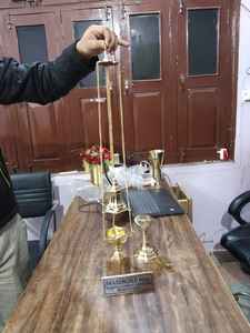 Conjunto de incienso de Latón chapado en oro, conjunto de incienso thurible - Product Image 6