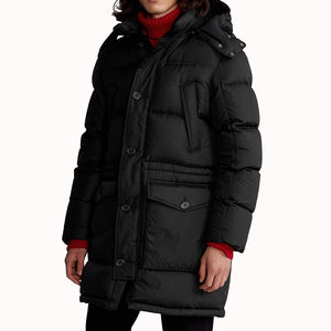 เสื้อแจ็คเก็ตแขนยาวสำหรับผู้ชาย,เสื้อขนเป็ดแบบมีซิปลำลองดีไซน์แบบเรียบๆสไตล์ใหม่ล่าสุดสำหรับฤดูหนาว - Product Image 1