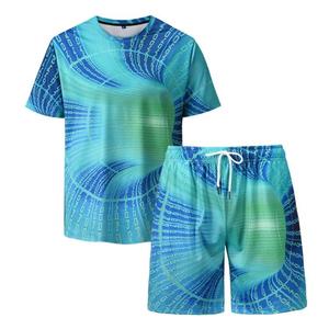 Ensemble T-shirt et short de haute qualité 2026, sublimation de qualité supérieure, logo 100 % personnalisé - Product Image 3