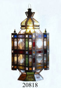 Linternas de Metal de estilo marroquí, grandes, Retro, creativas - Product Image 6