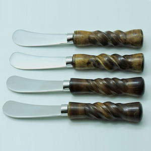 Wholesale Handmade Wood Handle & Stainless Steel Blade <b>Butter</b> <b>Knife</b> Set of 4 New Product Ideas 2024 Cookware Sets - Product Image 2