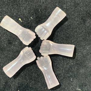 Pierres précieuses de quartz rose sculptées en vrac faites à la main pierres de sculpture humaines roses naturelles avec certificat IGI quantité minimale de commande 100 pièces - Product Image 4