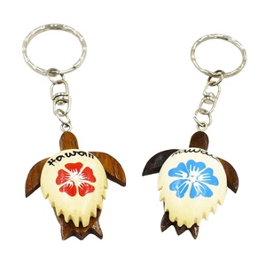 Vendita calda Souvenir Regalo Chiave Anello Su Misura Logo Catena Chiave Tartaruga Intagliato A <span class=keywords><strong>Mano</strong></span> Tartaruga di Legno Catena Chiave - Product Image 3