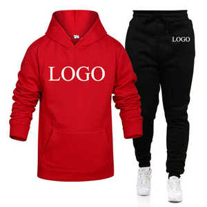 Ropa deportiva con logotipo personalizado para hombre y mujer, conjunto para correr, chándal liso para entrenamiento - Product Image 6