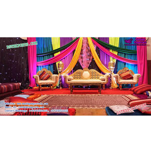 Mehandi-Mehandi musulmán para decoración de escenario, escenario, noche, Sangeet - Product Image 1