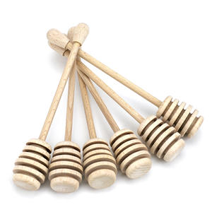 Wooden <b>Honey</b> <b>Spoon</b> Sticks Cheap Price Wholesale Compostable Reusable Food Safe <b>Honey</b> Jar Stick - Product Image 6