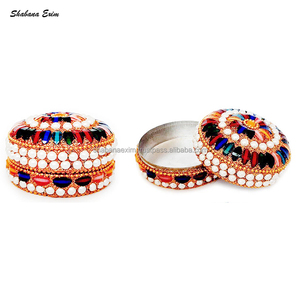 ตกแต่งของขวัญคริสต์มาสกล่องอัญมณีแฟชั่นอินเดียโลโก้ที่กำหนดเองกล่องเครื่องประดับบรรจุภัณฑ์กล่องเก็บของเล็กๆน้อยๆ - Product Image 2