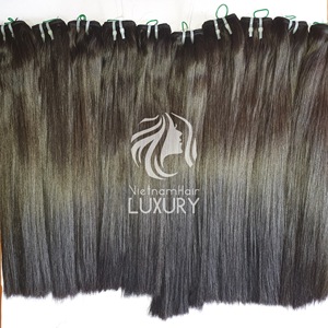 Cheveux Remy vietnamiens 100% vrais cheveux humains droits et soyeux pour femmes meilleure qualité - Product Image 5
