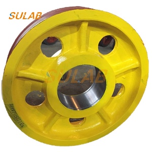 Mesin Traksi <span class=keywords><strong>Elevator</strong></span> <span class=keywords><strong>Sheave</strong></span> 400*5*10 untuk Hitac * <span class=keywords><strong>Elevator</strong></span> - Product Image 1