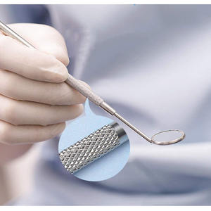 Juego de 4 Herramientas de Higiene Dental, Espejo Bucal, Raspador de Sarro, Instrumentos Dentales de Acero Inoxidable Plateado - Product Image 6