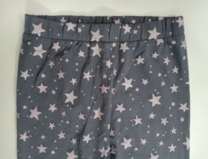 Leggings Elasticizzati di <span class=keywords><strong>Alta</strong></span> Qualità per Ragazze Adolescenti, 100% Cotone Lavorato a Maglia, Tinta in Capo, Marca di Esportazione Surplus - Product Image 2