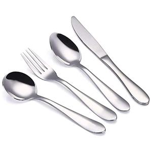 New Design Flatware Set Stainless Steel Silver Nickle Single <b>Twist</b> Handle Flatware Cutlery Set Stainless Steel Cutlery Sets - Product Image 3
