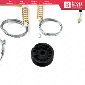 BWR5432 Window Regulator Repair <b>Set</b> Front Door for C Class W205 S205 2013-2023 A2057204923 A2057209211 Bross Auto Parts - Product Image 3