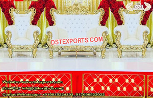 Juego de Muebles Italianos para Bodas Musulmanas, Sofá de Madera Tallada para Bodas Reales, Juego de Sofás Italianos de Madera para Bodas, Australia - Product Image 4